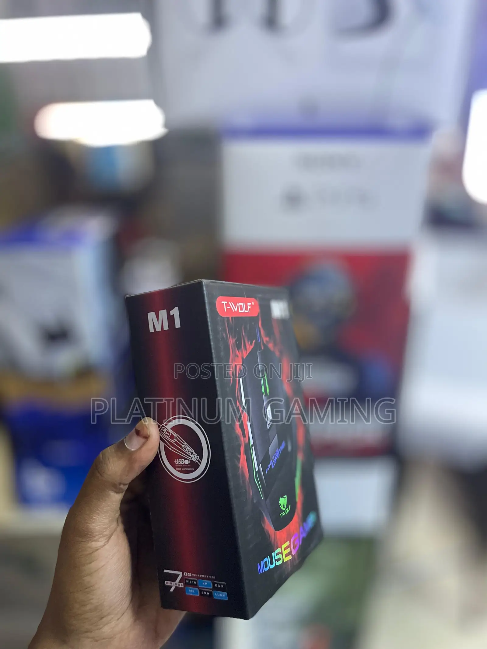T-Wolf M1 Wired USB Gaming Mouse, Upto 3200 DPI