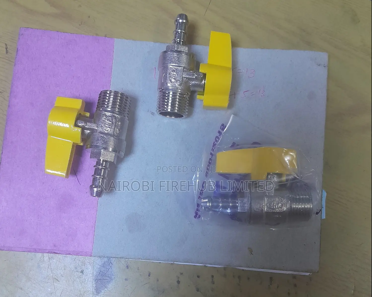 Gas Ball Valve 1/2 By Nozzle