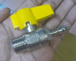 Gas Ball Valve 1/2 By Nozzle