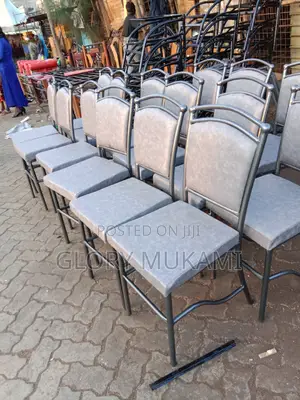 Restaurants Chairs Coated Silver