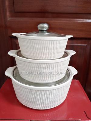 High Quality 3in1 Ceramic Soup Pots3ltrs,2ltrs 1ltr - thumbnail 2