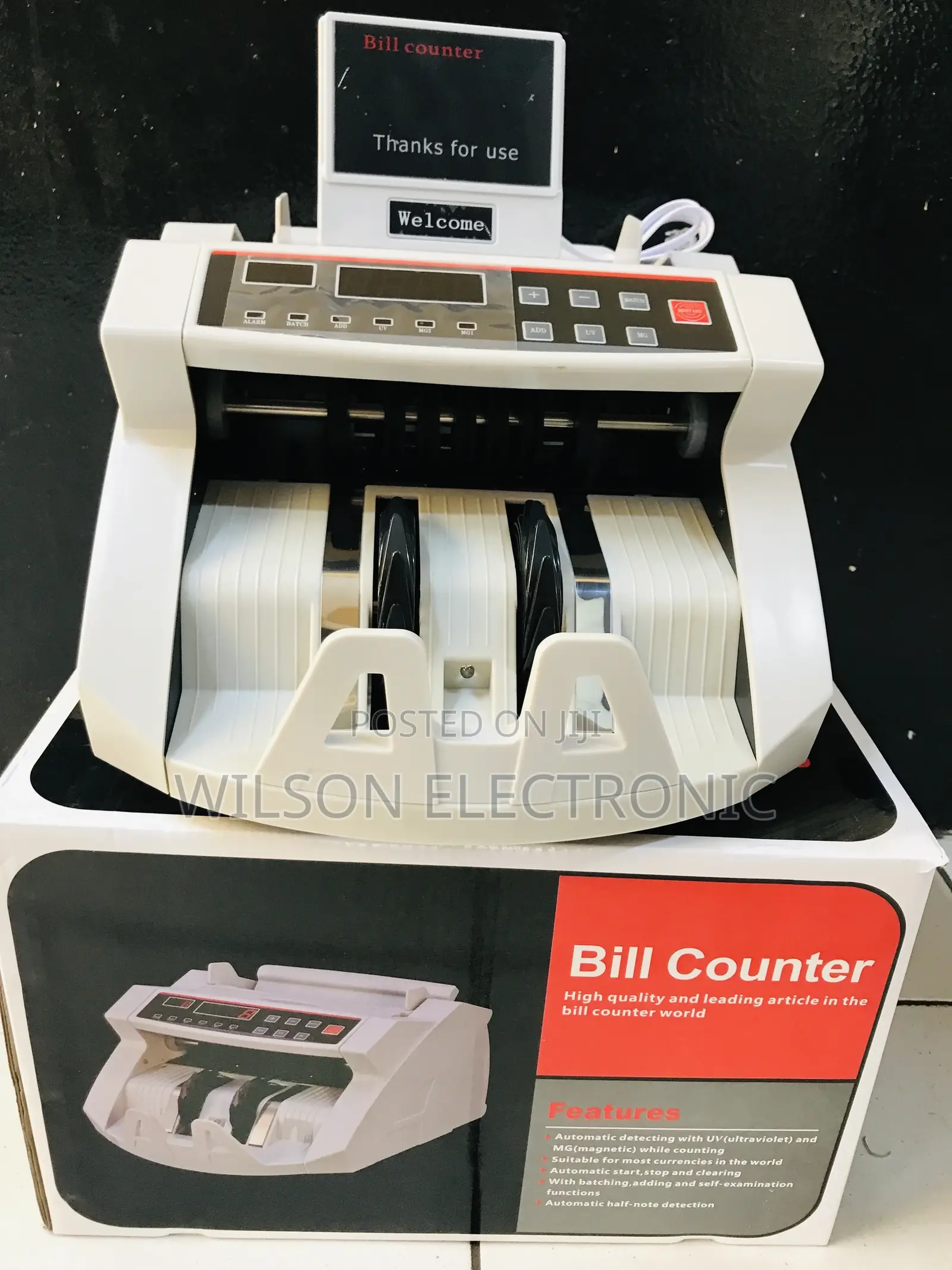 Bill Counter Counterfeit Detector