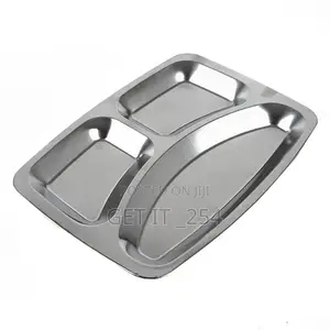 *Steel Partioned Plate 3division
