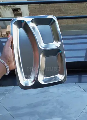*Steel Partioned Plate 3division