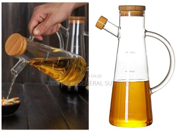 *500ml Oil Jar With Bamboo Lid - main view