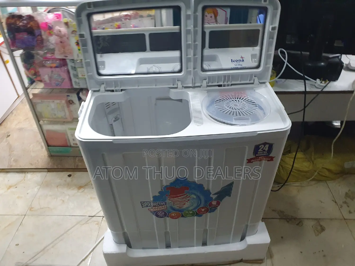 12.5 Icona Twin Tub Washing Machine 