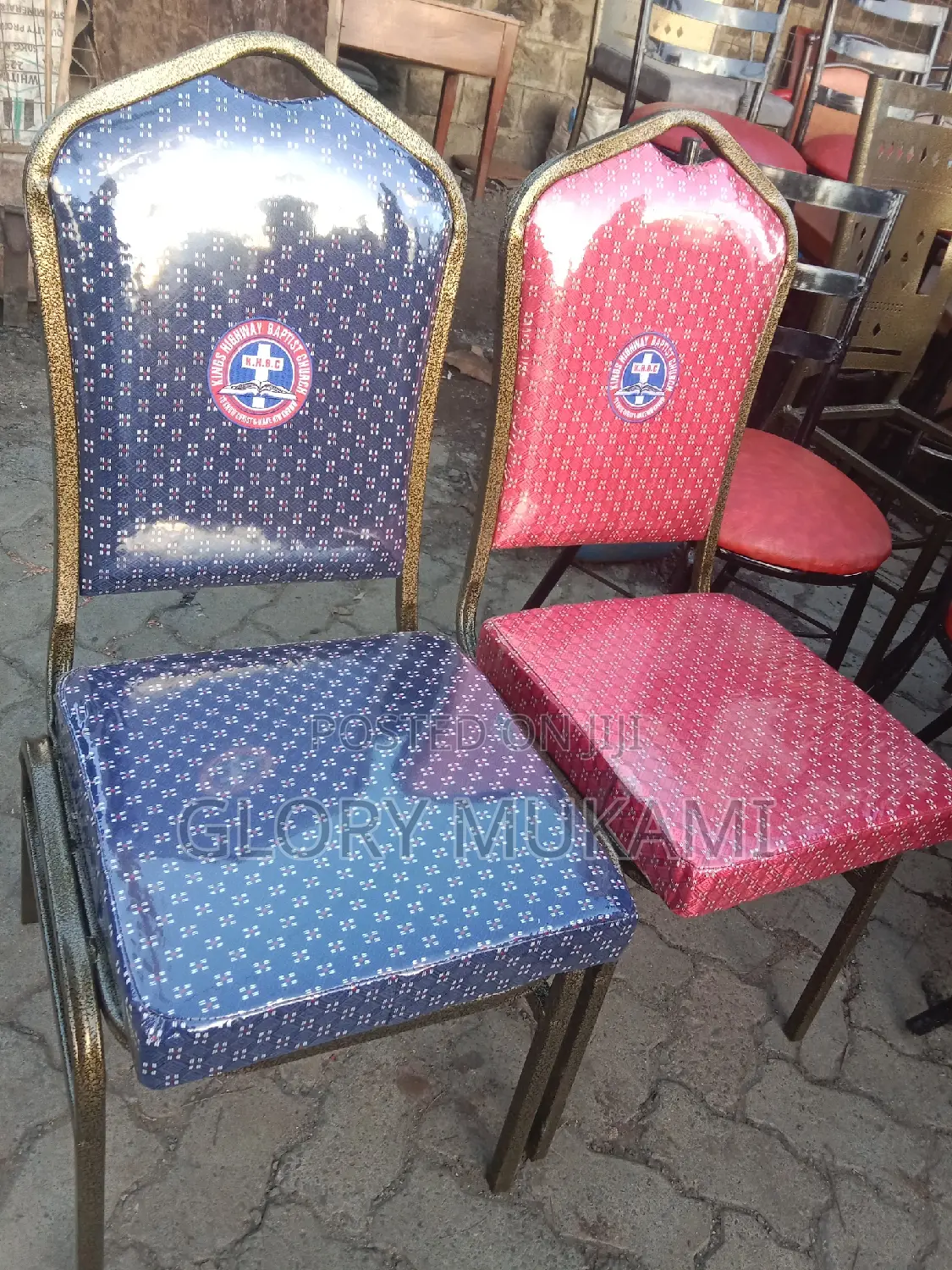 Church Conference Chairs With Logo