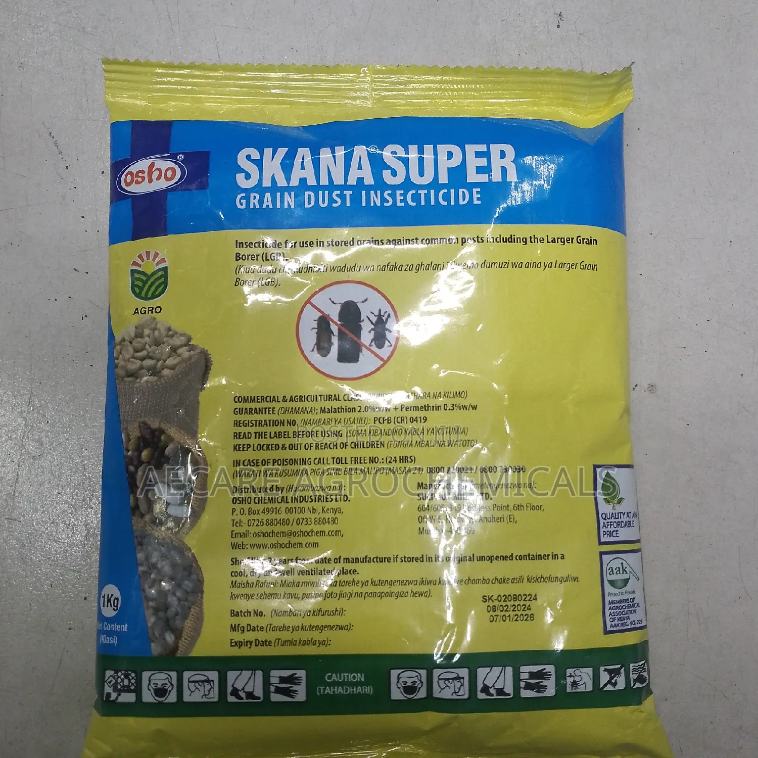 Skana Super Grain Dust Preservative Insecticide 1kg
