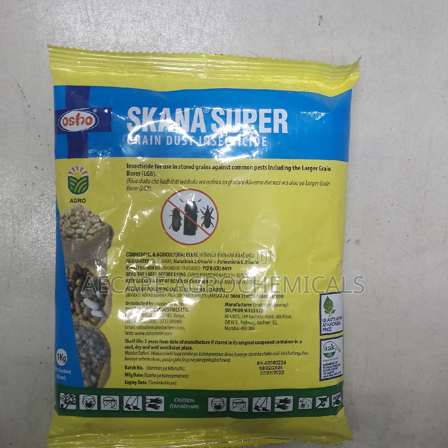 Skana Super Grain Dust Preservative Insecticide 1kg