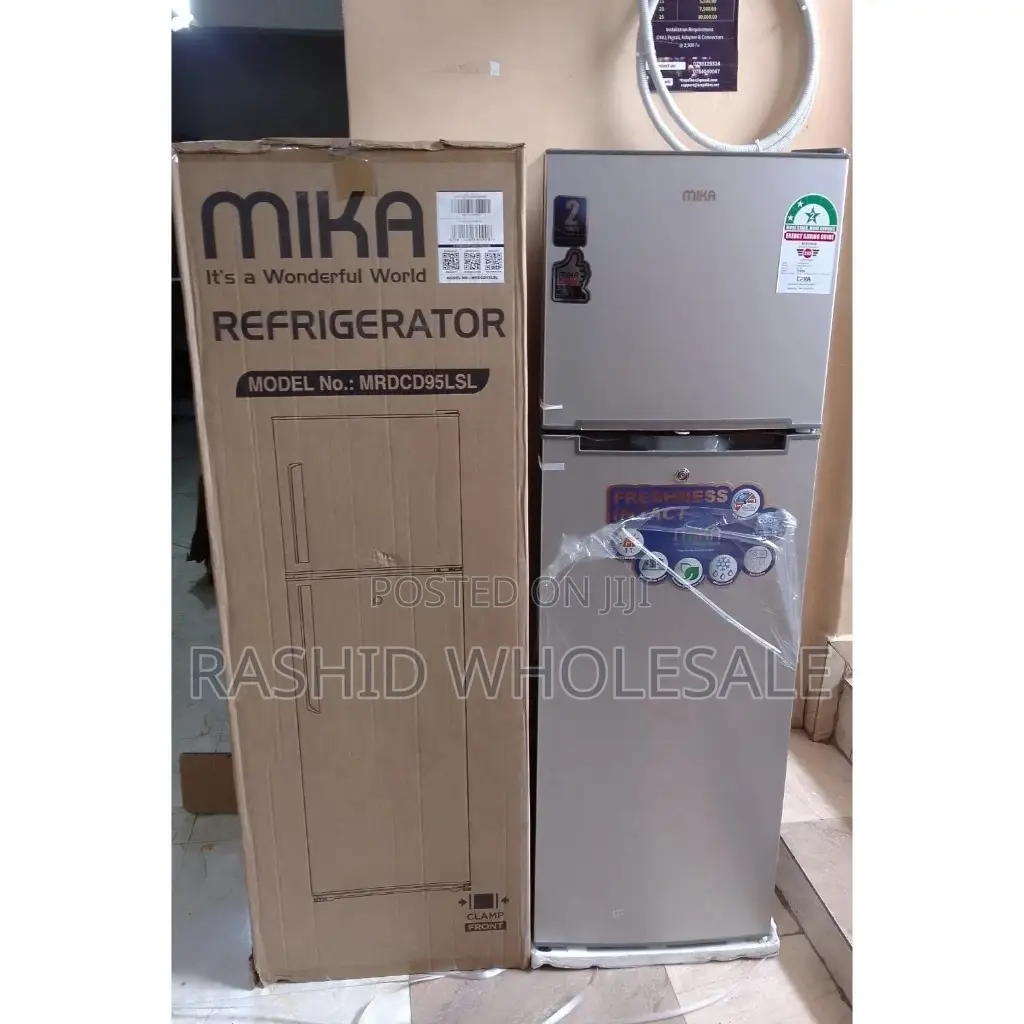 168l Mika Fridge Double Doors. Brand New