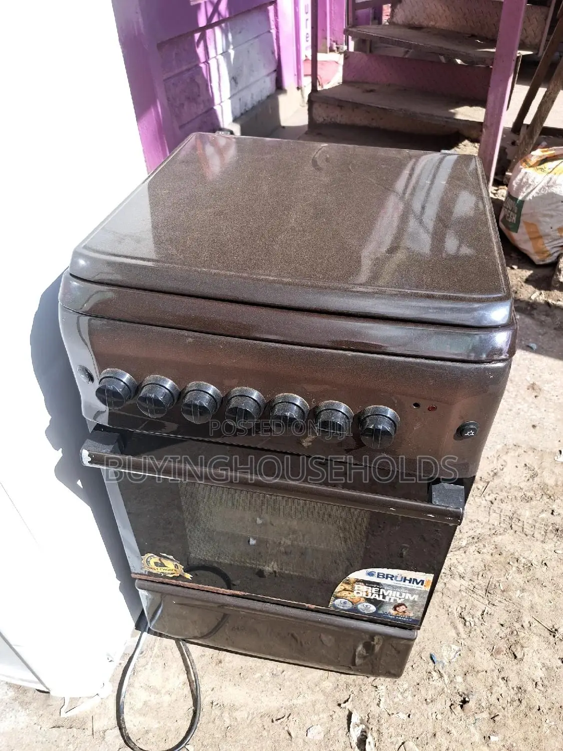Bruhm 50x55 Cooker 3gas+1electric