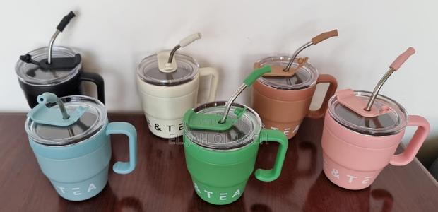 *New Arrival*
*480ml Coffee Tea Straw Mug Thermocup - thumbnail 3