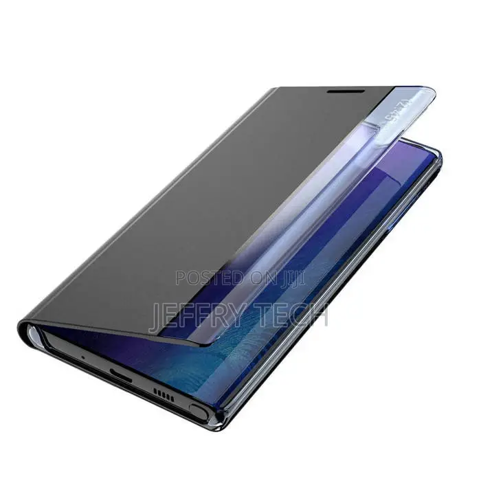 Vertical Mirror View Wallet Case for Samsung Galaxy S23 Ultr
