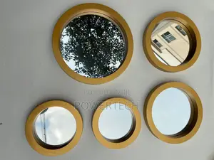 5 in 1 Decor Mirrors - Gold