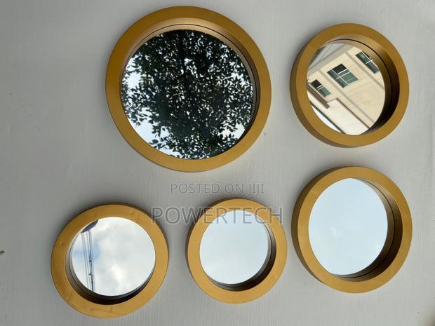 5 in 1 Decor Mirrors - Gold - main view