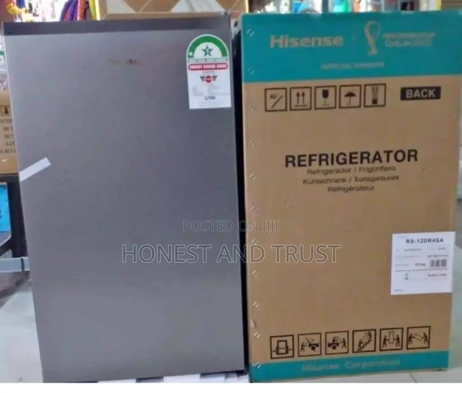Brand New Hisense Single Door 92 Litres Refrigerator