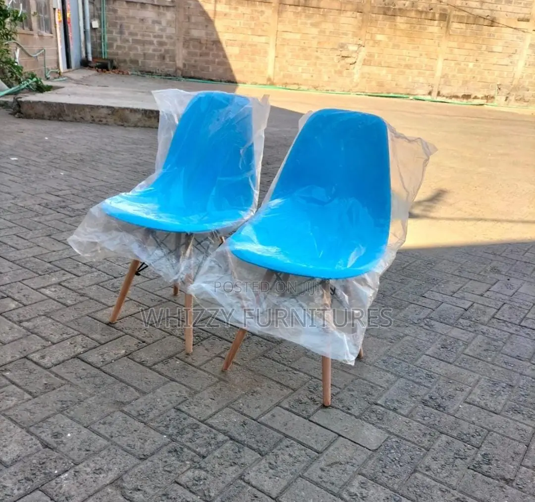 Blue Eames Chairs