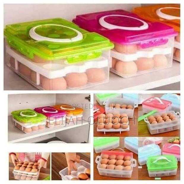 2 Layer,32 PCS Egg Storage Container