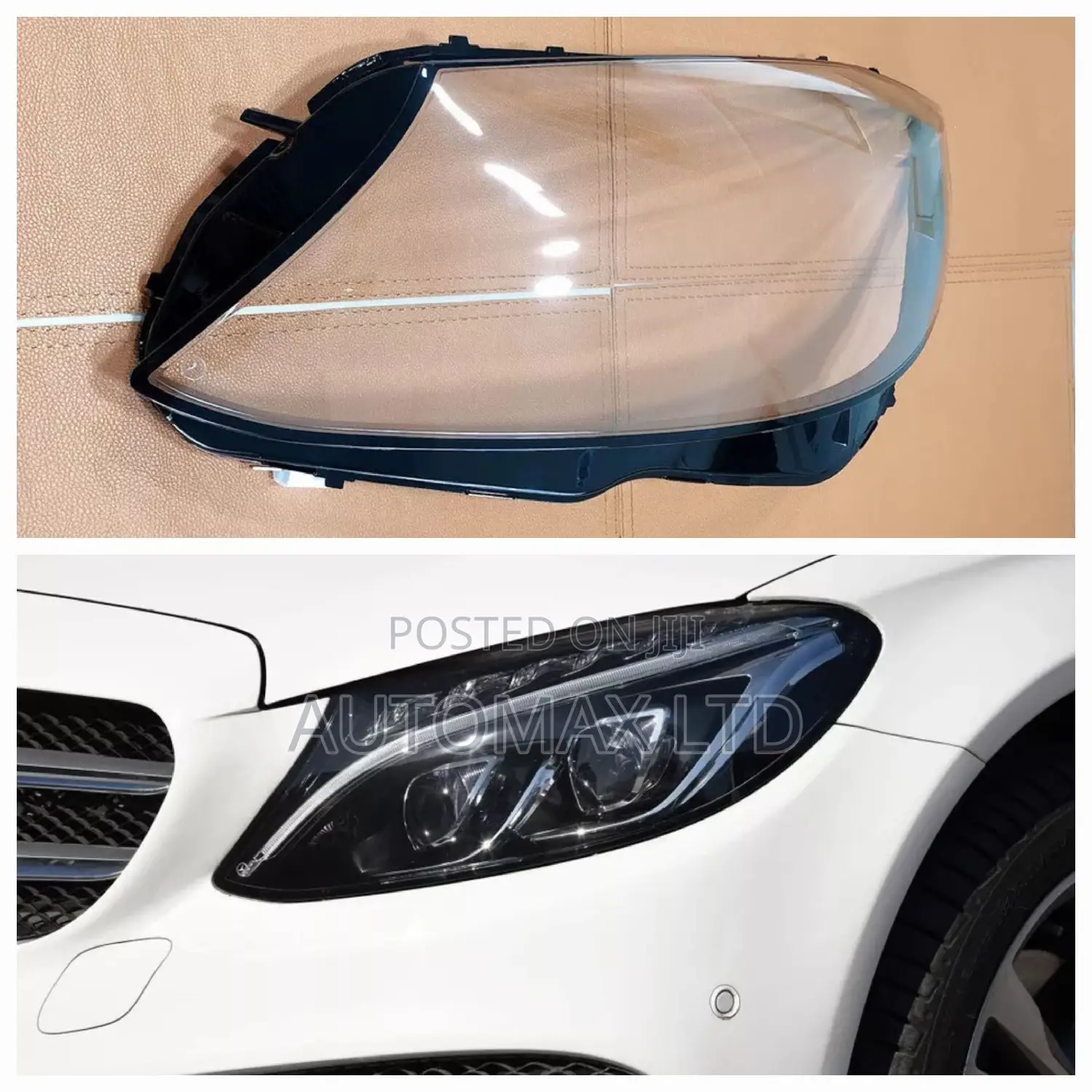 Mercedes Benz C W205 (1st Model) Headlight Lens Cover