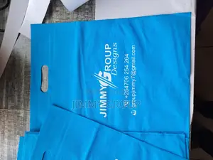 Non-Woven Bags Screen Printing. One Colour