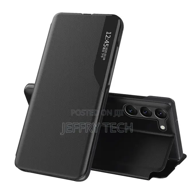 Samsung Galaxy S23, Smart View Window Flip Stand Cover PU Le