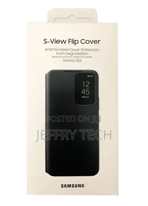 Samsung GALAXY S22 S-View Flip Cover Smart Clear View Case -