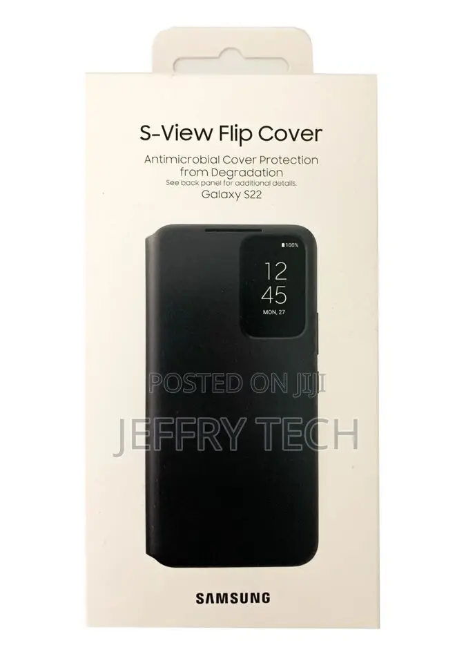 Samsung GALAXY S22 S-View Flip Cover Smart Clear View Case -