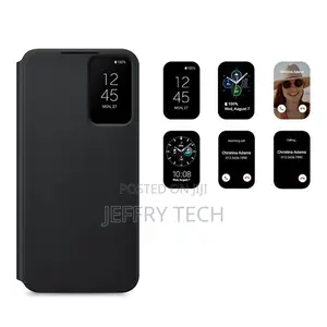 Samsung GALAXY S22 S-View Flip Cover Smart Clear View Case -
