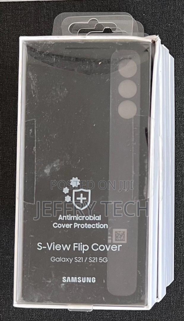 Genuine Samsung - S-View Flip Cover for Galaxy S21 S21 5G