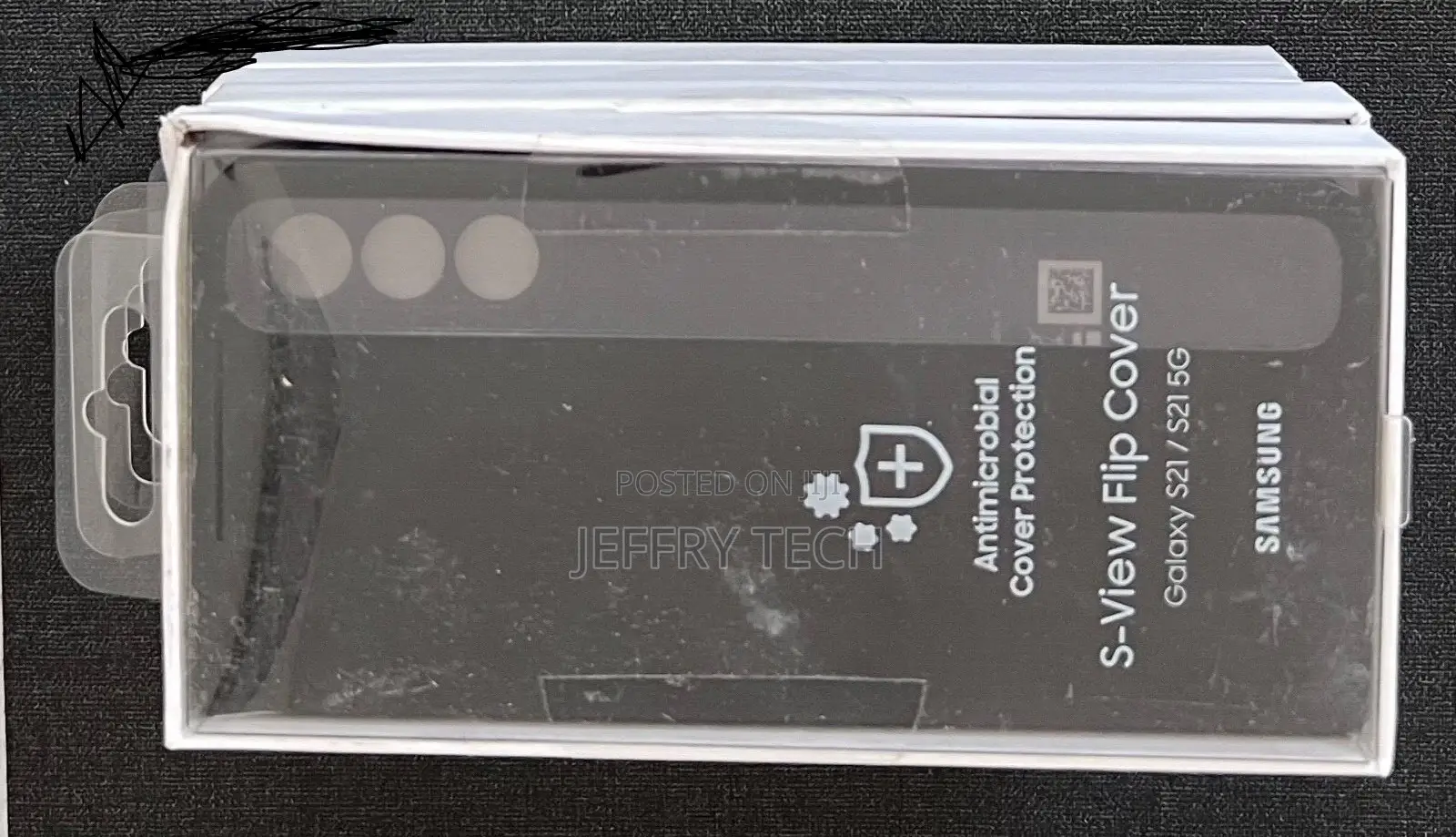 Genuine Samsung - S-View Flip Cover for Galaxy S21 S21 5G