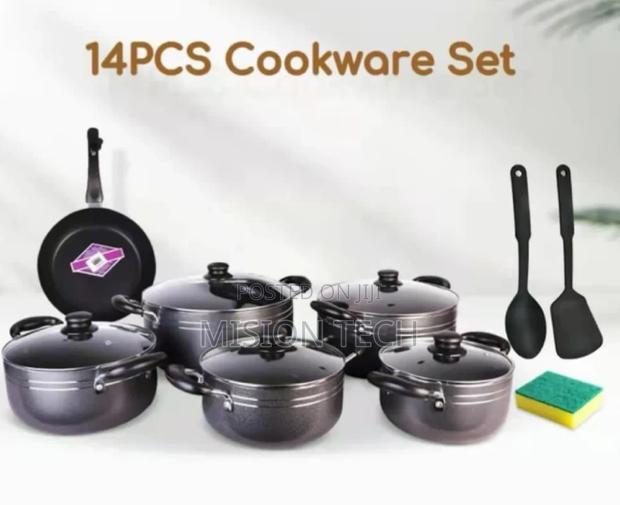 Brand New 14 PCS TC Cookware Set
