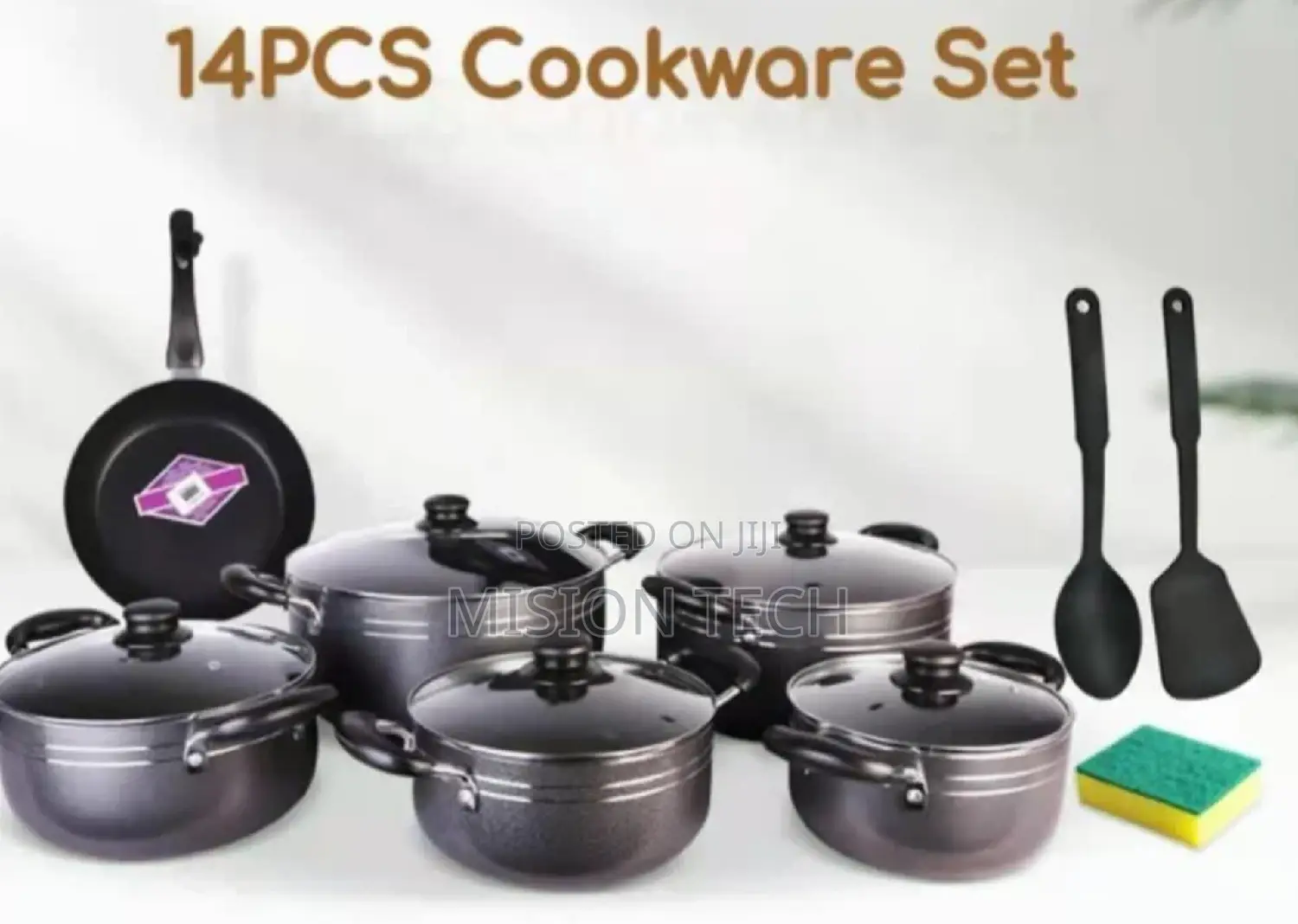 14 PCS Nonstick TC Cookware Set