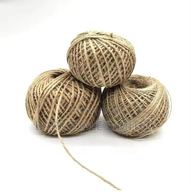 Natural Jute Twine String Roll Gift Wrapping Picture Hanging - thumbnail 7