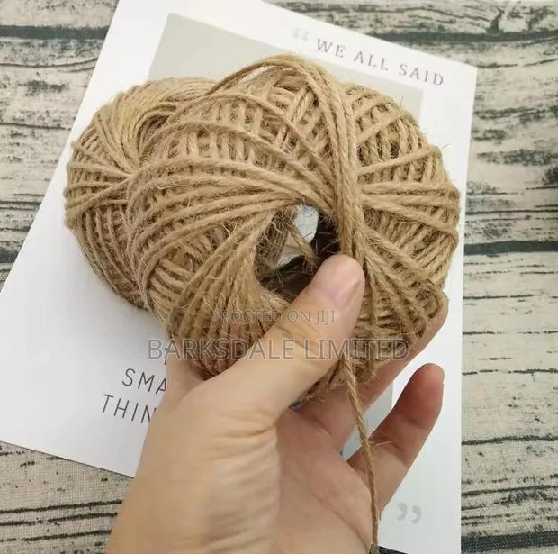 Natural Jute Twine String Roll Gift Wrapping Picture Hanging - main view