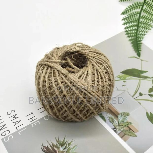 Natural Jute Twine String Roll Gift Wrapping Picture Hanging - thumbnail 6