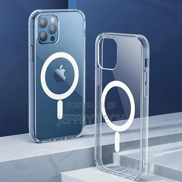 Magnetic Wireless Charger Case for iPhone 15 14 Pro Max Clea