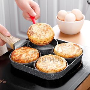 24cm Multipurpose 4 Hole Omelet Pan, for Burger Eggs, - thumbnail 2