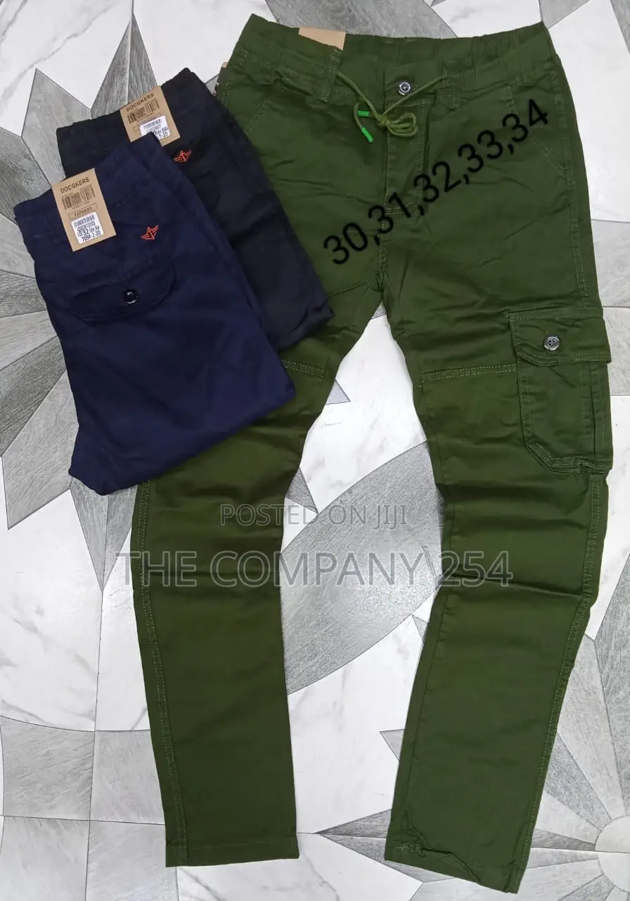 Camouflage Men's Assorted Vintage Combat Side Pockets Pant