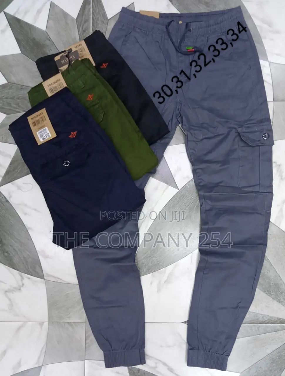 Camouflage Men's Assorted Vintage Combat Side Pockets Pant