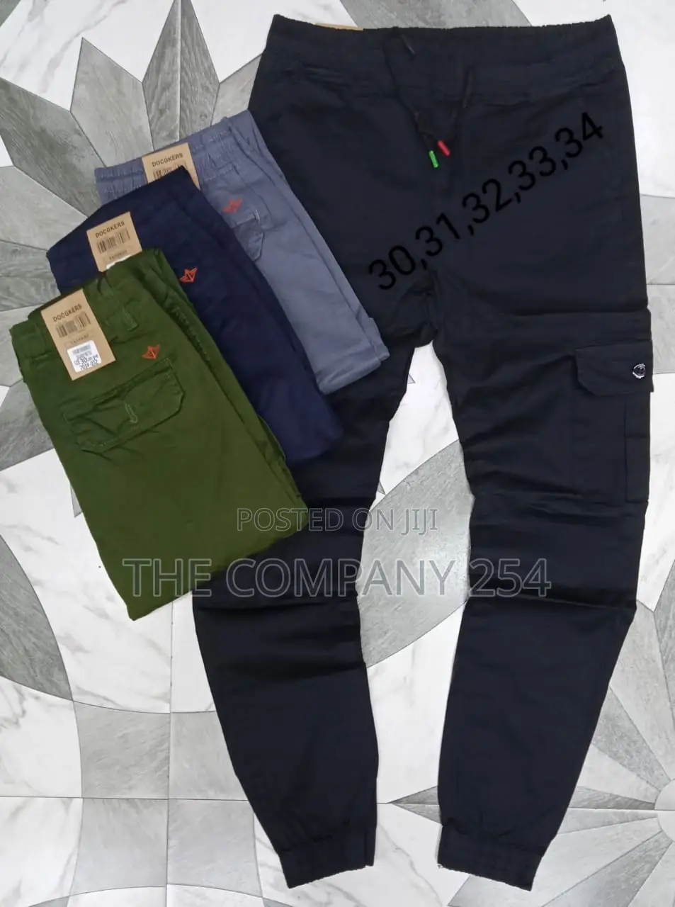 Camouflage Men's Assorted Vintage Combat Side Pockets Pant