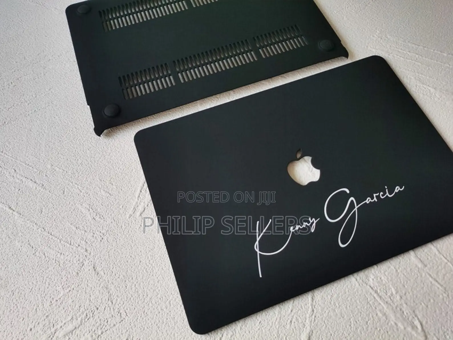 Personalized BLACK Macbook Case Solid Cover | Macbook Air 13