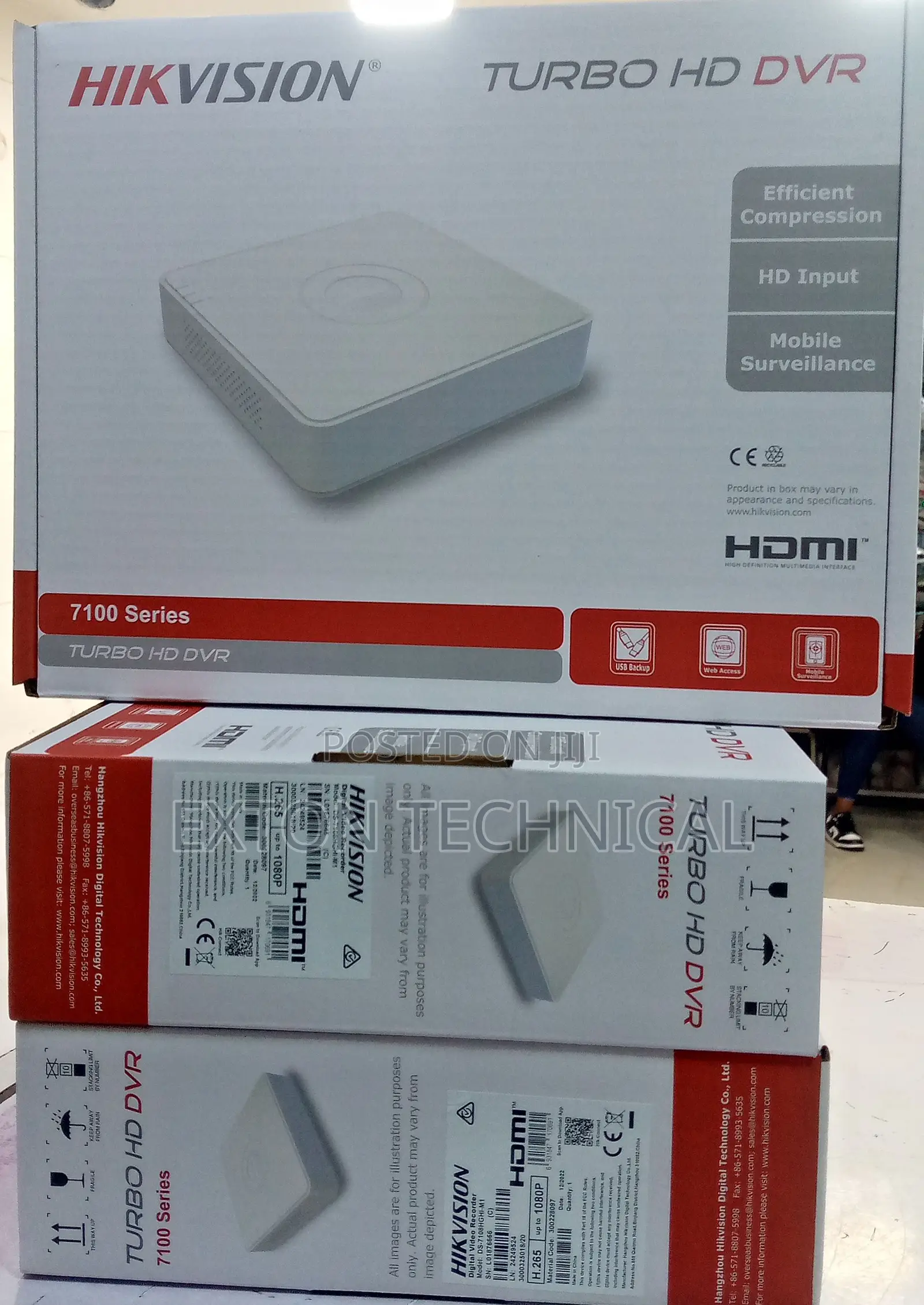 Hikvision 8 Channel Turbo Hd DVR White Cover 1080p