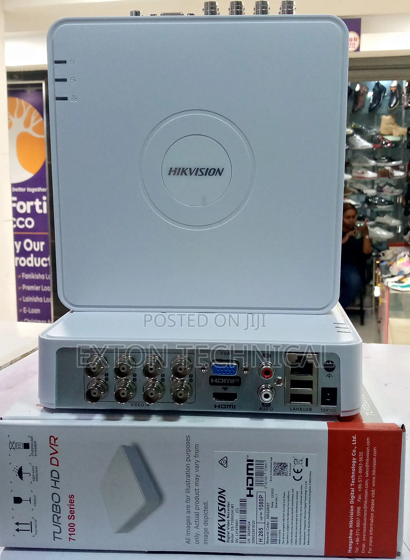 8 Channel Turbo Hd Video Recorder Hikvision