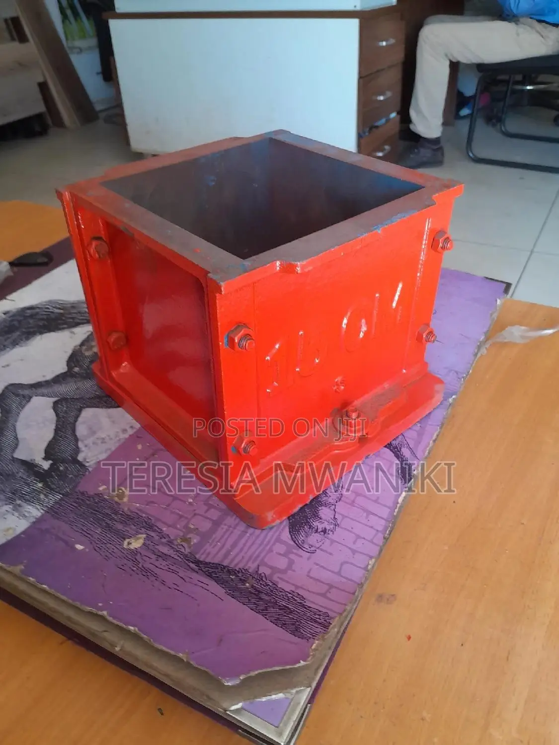 Cast Iron Concrete Cube Moulds 15cm× 15 Cm×15cm