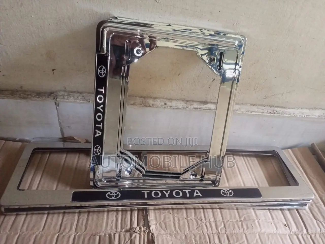 Toyota Number Plate Holder Aluminium