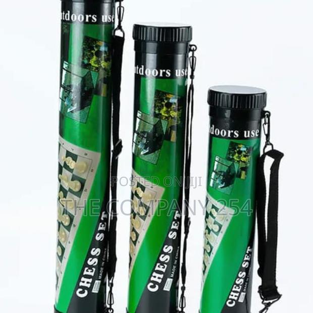 Quality Folding Chess Mat With Storage - main view