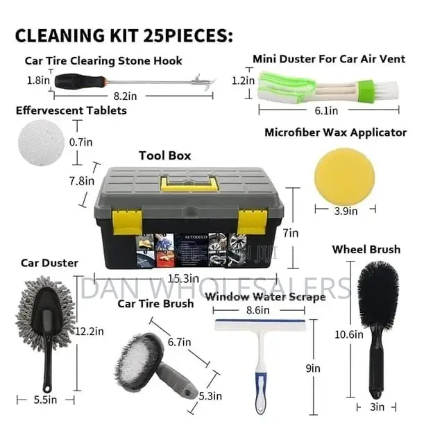 Cleaning Kit Car ,25 PCS