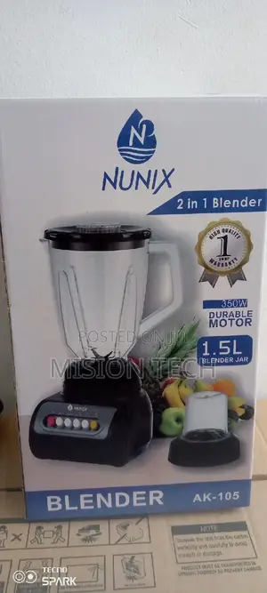 Brand New 2 in 1 Nunix Blender