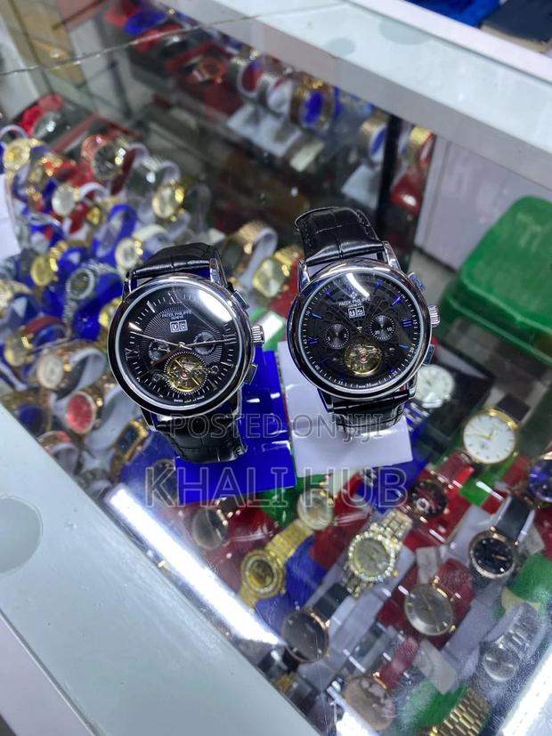 Black Automatic Patek Philippe Watch Automatic Watch - main view