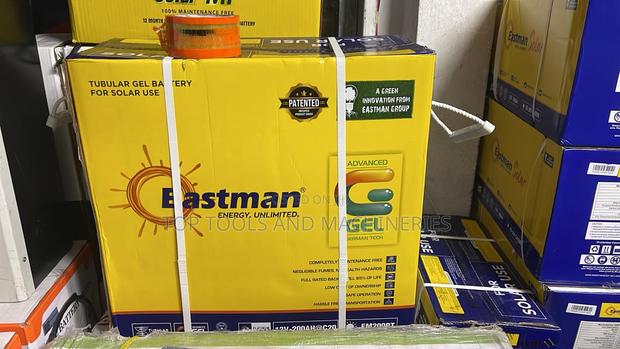 Eastman 12v 200ah Tubular Gel Heavy-Duty Battery